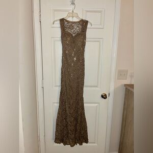 Windsor Tan Evening Gown